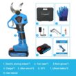 KOMOK Electric Pruning Shears with LED Display, Professional Cordless Electric Pruner