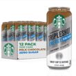 Starbucks Tripleshot Zero Sugar Energy Extra Strength Espresso Coffee Beverage, Milk Chocolate, 15 oz Cans (12 Pack), Brown