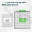 COSORI Food Dehydrator for Jerky, Large Drying Space with 6.48ft², 600W Dehydrated Dryer, 6 Stainless Steel Trays