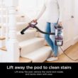 Shark LA702 Rotator Pet Lift-Away ADV Upright Vacuum with DuoClean PowerFins HairPro & Odor Neutralizer Technology, Wine Purple, 0.8 Qt. Dust Cup - 2