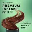 Starbucks Premium Instant Coffee, Dark Roast, Arabica Beans, 3 Pack (3.17 Oz Each)