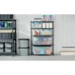 TRINITY HTBFPBA-0950 Black Anthracite 5-Tier Steel Wire Shelving Unit (48 in. W x 72 in. H x 18 in. D) TRINITY HTBFPBA-0950 Black Anthracite 5-Tier Steel Wire Shelving Unit (48 in. W x 72 in. H x 18 in. D)