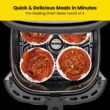Chefman TurboTouch 5 Qt. Air Fryer, Stainless Steel Compact and Healthy Way To Cook Oil-Free, One-Touch Digital Controls Chefman TurboTouch 5 Qt. Air Fryer, Stainless Steel Compact and Healthy Way To Cook Oil-Free, One-Touch Digital Controls