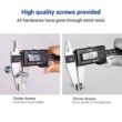 FLEXIMOUNTS GR38B-E Adjustable Height Overhead Ceiling Mount Garage Rack in Black (96 in. W x 36 in. D)
