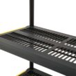 HDX 241592 5-Tier Plastic Garage Storage Shelving Unit in Black (36 in. W x 74 in. H x 18 in. D) HDX 241592 5-Tier Plastic Garage Storage Shelving Unit in Black (36 in. W x 74 in. H x 18 in. D)