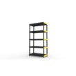 HDX 241592 5-Tier Plastic Garage Storage Shelving Unit in Black (36 in. W x 74 in. H x 18 in. D) HDX 241592 5-Tier Plastic Garage Storage Shelving Unit in Black (36 in. W x 74 in. H x 18 in. D)