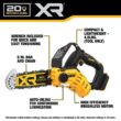 DEWALT 8 in. 20-Volt Pruning Electric Battery Chainsaw (Tool Only)