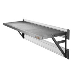 Gladiator GAWA45SFTG Premier Series 20 in. x 45 in. Metal Garage Wall Shelving in Hammered Granite