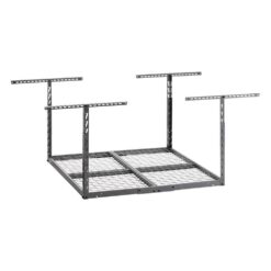 Gladiator GALS44M2KG GearLoft Hammered Granite Adjustable Height Overhead Garage Storage Rack (48 in W x 48 in D)