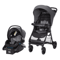 Safety 1st Smooth Ride Travel System with OnBoard 35 LT Infant Car Seat, Monument