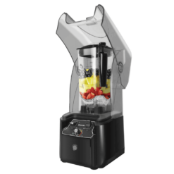 WantJoin Commercial Blender 2200W - Quiet Sound Enclosure, Powerful Professional-Grade, Self-Cleaning, Black