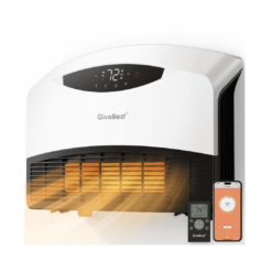 GiveBest Electric Wall Heater with WiFi and Remote Control, Floor or Wall Mounted Heater, Large Room Coverage