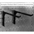 Wall Control 30WRK400ORB 32 in. x 48 in. Metal Pegboard Standard Tool Storage Kit with Orange Pegboard and Black Peg Accessories