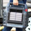Mr. Heater MH-F274835 18000 BTU Hunting Big Buddy Portable Propane Gas Heater in Grey