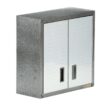 Gladiator GAWG28FDYG Steel 1-Shelf Wall Mounted Garage Cabinet in Silver Tread (28 in W x 28 in H x 12 in D) Gladiator GAWG28FDYG Steel 1-Shelf Wall Mounted Garage Cabinet in Silver Tread (28 in W x 28 in H x 12 in D)