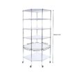 Winado Silver 6-Tier Metal Freestanding Garage Storage Shelving Unit with Wheels (26.77 in. W x 71 in. H x 26.77 in. D) Winado Silver 6-Tier Metal Freestanding Garage Storage Shelving Unit with Wheels (26.77 in. W x 71 in. H x 26.77 in. D)