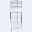 Winado Silver 6-Tier Metal Freestanding Garage Storage Shelving Unit with Wheels (26.77 in. W x 71 in. H x 26.77 in. D) Winado Silver 6-Tier Metal Freestanding Garage Storage Shelving Unit with Wheels (26.77 in. W x 71 in. H x 26.77 in. D)