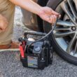 VECTOR 800 Peak Amp Automotive Jump Starter, Portable Power – Triple 15W USB Ports, 120 PSI Air Compressor
