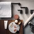 Moen Rinza Matte Black Widespread 2-handle WaterSense Bathroom Sink Faucet with Drain