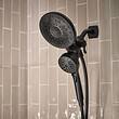 Moen Magnetix Engage Matte Black Dual/Combo Shower Head 2.5-GPM (9.5-LPM)