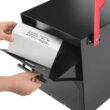 Architectural Mailboxes Post Mount Black Metal Extra Large Lockable Mailbox