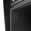 Architectural Mailboxes Post Mount Black Metal Extra Large Lockable Mailbox