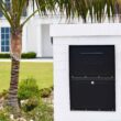 Architectural Mailboxes Post Mount Black Metal Extra Large Lockable Mailbox