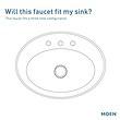 Moen Caldwell Spot Resist Brushed Nickel Widespread 2-handle WaterSense Bathroom Sink Faucet with Drain