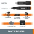 WORX POWER SHARE Variable Speed Cordless 20-volt Max Crafting Rotary Tool Kit
