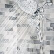 Moen Magnetix Graeden Handheld and Shower Head Combo Chrome 1-handle Multi-head Round Bathtub and Shower Faucet Valve Included