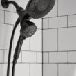 Moen Magnetix Graeden Handheld and Shower Head Combo Matte Black 1-handle Multi-head Round Bathtub and Shower Faucet Valve Included