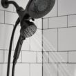 Moen Magnetix Graeden Handheld and Shower Head Combo Matte Black 1-handle Multi-head Round Bathtub and Shower Faucet Valve Included