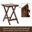 VEIKOUS 2-Piece Cedar Wood Rocking Chair Set Natural Finish for Patio Conversation VEIKOUS 2-Piece Cedar Wood Rocking Chair Set Natural Finish for Patio Conversation