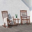 VEIKOUS 2-Piece Cedar Wood Rocking Chair Set Natural Finish for Patio Conversation VEIKOUS 2-Piece Cedar Wood Rocking Chair Set Natural Finish for Patio Conversation