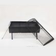Deko Living 35.5-in W Black Iron Wood-Burning Fire Pit