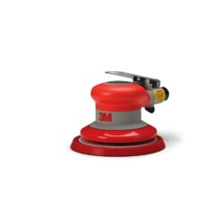 3M Random Orbital Sander – Pneumatic Palm Sander – 5” x 3/16” Diam. Orbit – Stikit Disc Pad – For Wood, 20317,Red