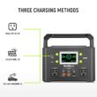 GENSROCK 300W Portable Power Station, 222Wh Solar Generator