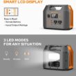 Portable Power Station EnginStar 300W Solar Generator 110V 296Wh Power Bank Two Pure Sine Wave AC Outlet 80000mAh Lithium Battery Pack for Camping Outdoors Trip RV Hunting Vans Emergency Backup - 7