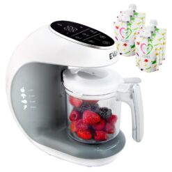 EVLA'S Baby Food Maker, Healthy Homemade Baby Food in Minutes, White