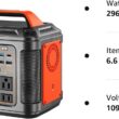 SBAOH Portable Power Station, 300W 296Wh Solar Generator Quick Charge / 110V AC Outlets/DC Ports and LED Flashlight, Lithium Battery Backup for Home Outdoor Travel Camping Blackout - 10