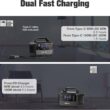 GRECELL Portable Power Station 300W, 230Wh LiFePO4 (LFP) Battery, 1.5hrs Fast Charging, 2 Up to 300W(Peak 600W) AC Outlets, Solar Generator for Outdoor Camping/RVs/Home Use - 5