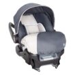 Baby Trend Ally Newborn Baby Infant Car Seat Carrier Travel System with Harness and Extra Cozy Cover for Babies Up to 35 Pounds, Gray Magnolia - 2