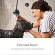 Moen Magnetix Engage Spot Resist Brushed Nickel Round Rain Shower Head Handheld Shower Head 2.5-GPM (9.5-LPM)