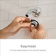 Moen Magnetix Engage Spot Resist Brushed Nickel Round Rain Shower Head Handheld Shower Head 2.5-GPM (9.5-LPM)