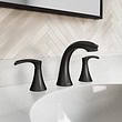 Moen Graeden Matte Black Widespread 2-handle WaterSense Bathroom Sink Faucet with Drain