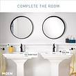 Moen Lindor Transitional Matte Black Single Hole 1-handle WaterSense High-arc Bathroom Sink Faucet with Drain and Deck Plate