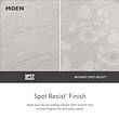 Moen Lindor Transitional Spot Resist Brushed Nickel Single Hole 1-handle WaterSense High-arc Bathroom Sink Faucet with Drain and Deck Plate