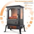 Selectric 15-in W Black Infrared Quartz Electric Fireplace