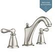 Moen Caldwell Spot Resist Brushed Nickel Widespread 2-handle WaterSense Bathroom Sink Faucet with Drain