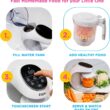 EVLA'S Baby Food Maker, Healthy Homemade Baby Food in Minutes, White